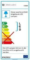 Deko Light Beacon II Motion 733006 Staande buitenlamp LED LED vast ingebouwd 6.50 W Energielabel: G (A - G) Verkeersgrijs - thumbnail