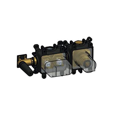 Inbouwdeel Hotbath Gal voor Inbouwthermostaat met 2 Pushbuttons
