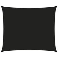 Zonnescherm rechthoekig 2,5x3,5 m oxford stof zwart - thumbnail