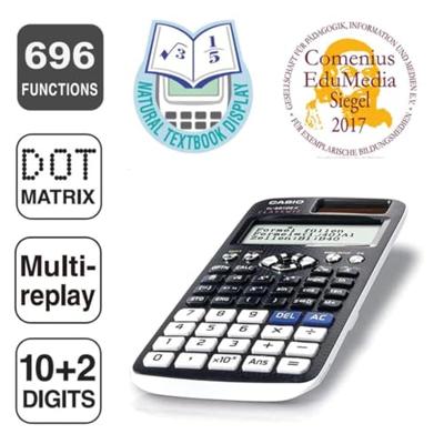 Casio FX-991DE X Technische rekenmachine Zwart Aantal displayposities: 12 werkt op zonne-energie, werkt op batterijen (b x h x d) 77 x 11 x 166 mm Casio FX-991DE X Technische rekenmachine Zwart Aantal displayposities: 12 werkt op zonne-energie, werkt op batterijen (b x h x d) 77 x 11 x 166 mm