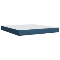 Boxspring met matras stof blauw 80x200 cm - thumbnail