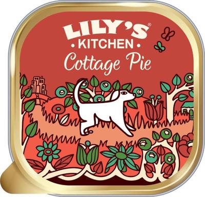 Lily&apos;s Kitchen Cottage Pie rund paté natvoer hond 1 tray (10 x 150 g)