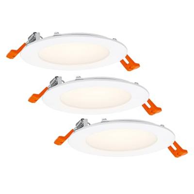 OSRAM HOMELIGHTING Downlight Slim Set 3 x 120mm 3000K 4099854445903 LED-buitenlamp (wand) 8.00 W Wit OSRAM HOMELIGHTING Downlight Slim Set 3 x 120mm 3000K 4099854445903 LED-buitenlamp (wand) 8.00 W Wit