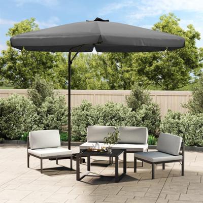 VidaXL Parasol met stalen paal 300 cm antraciet