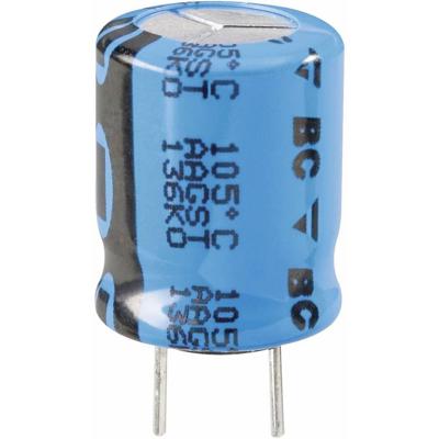 Vishay 2222 136 68101 Elektrolytische condensator Radiaal bedraad 5 mm 100 µF 63 V 20 % (Ø x h) 10 mm x 16 mm 1 stuk(s)
