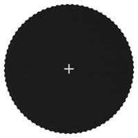 Springmat voor 14 feet/4,27 m ronde trampoline stof zwart - thumbnail