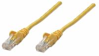 Intellinet 325165 RJ45 Netwerkkabel, patchkabel CAT 5e U/UTP 0.50 m Geel 1 stuk(s) - thumbnail