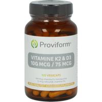 Vitamine K2 100 mcg & D3 75 mcg - thumbnail
