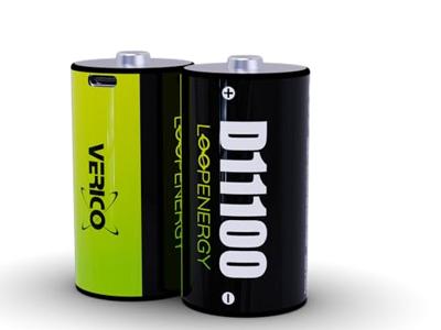 Verico LoopEnergy Oplaadbare D batterij (mono) Li-ion 7400 mAh 1.5 V 2 stuk(s)