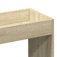 Hoge kast 63x33x180 cm bewerkt hout sonoma eikenkleurig - thumbnail