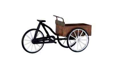 Kerstfiguur Carry bike Lemax - Lemax