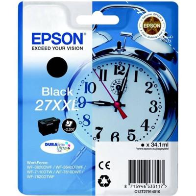 EPSON Pack van 1 patroon 27XXL - zwart - 34,1 ml met zeer hoge capaciteit