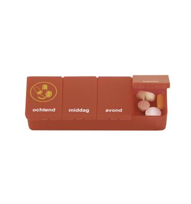 Able 2 Pillendoos 1 dag 4 vaks rood NL 1 Stuks Able 2 Pillendoos 1 dag 4 vaks rood NL 1 Stuks