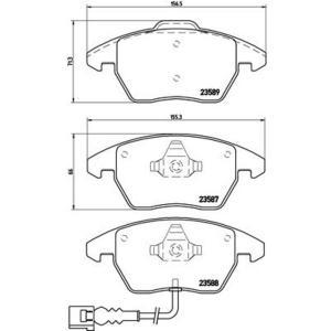 Remblokken set P85075