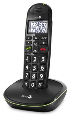 Doro PhoneEasy 110 - Single DECT telefoon - Zwart