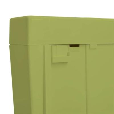 VidaXL Toiletstortbak met watertoevoer onderin 3/6 l olijfgroen VidaXL Toiletstortbak met watertoevoer onderin 3/6 l olijfgroen