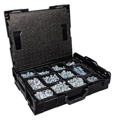 L-BOXX Verdeler voor kleine delen | B404xD312xH61 mm polystyreen | met 12 bakken | zwart | 1 stuk - 1000010126 1000010126