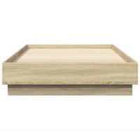 Bedframe zonder matras hout sonoma eikenkleurig 90x200 cm - thumbnail