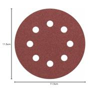 Bosch Accessories Best for Wood 2608605106 Excenterschuurpapier Met klittenband, Geperforeerd Korrelgrootte (num) 120 (Ø) 115 mm 5 stuk(s) - thumbnail