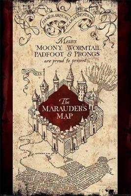 Poster Harry Potter - The Marauders Map 61x91,5cm