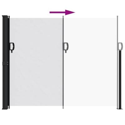 Windscherm uittrekbaar 160x600 cm wit Windscherm uittrekbaar 160x600 cm wit