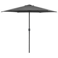 Parasol met aluminium paal 270x246 cm antraciet - thumbnail