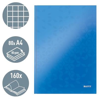 Leitz 46261036 Notitieboek Geruit Blauw Aantal paginas: 80 DIN A4