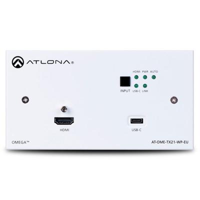 Atlona AT-OME-TX21-WP-E Omega HDMI Transmitter Wall Plate