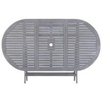 Tuintafel inklapbaar 160x85x75 cm massief acaciahout - thumbnail