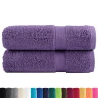 Badhanddoeken SOLUND 2 st 600 g/m 70x140 cm paars - thumbnail