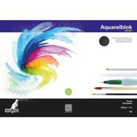 Kangaro K-5313 A3 Aquarelblok 300 Gram 16 Vel Zwart - thumbnail