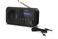 SHARP DR-P420 draagbare digitale radio (DAB/DAB+/ FM met RDS, USB, Bluetooth 5.0, 3,5 mm jack-wekkerfuncties), zwart - thumbnail