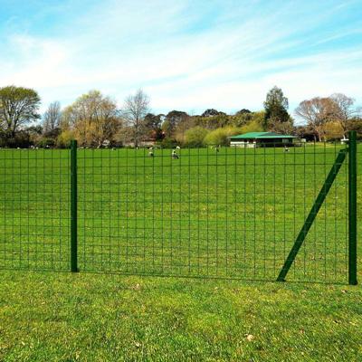 Euro hek 25x0,8 m staal groen