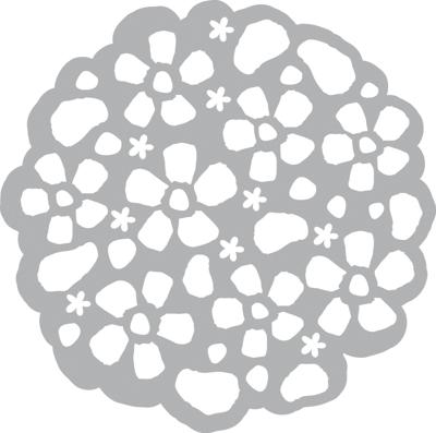 Vaessen Creative • mask stencil 15x15cm flower