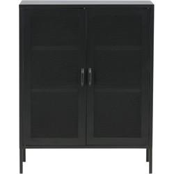 Nohr Opbergkast 'Carmilla' 101 x 80cm, kleur Zwart