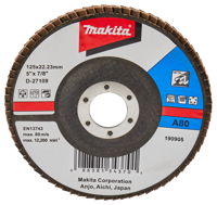 Makita Accessoires Lamellenschuurschijf 125mm A80 - D-27109 D-27109 - thumbnail