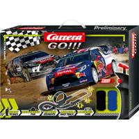 Carrera go!!! super rally - racebaan met 2 auto's - 1:43 - thumbnail