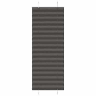 Pliss rolgordijn 80x200 cm stofbreedte 79,4 cm polyester zwart