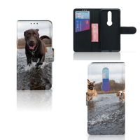 Nokia 4.2 Telefoonhoesje met Pasjes Honden Labrador - thumbnail
