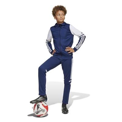 adidas Squadra 25 Hooded Trainingsjack Kids Donkerblauw Wit