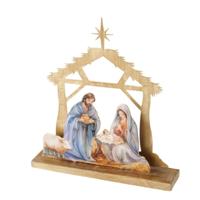 Boltze Home kersttafereel 30,5x32,5cm - thumbnail