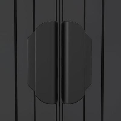 Tuinschuur 192x938x223 cm gegalvaniseerd staal antracietkleurig