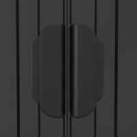 Tuinschuur 192x938x223 cm gegalvaniseerd staal antracietkleurig - thumbnail