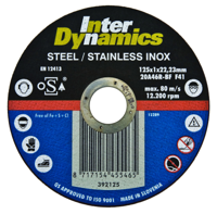 Inter Dynamics Doorslijpschijf 125x1mm INOX - 392125 - thumbnail
