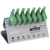 Wiha Stiftsleutelset met vlaggetjesgreep | TORX | 8-delig | chemisch gezwart | incl. werkbankhouder - 25625 - 25625 - thumbnail