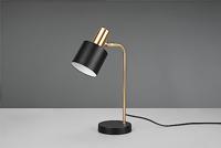 Trio Design bureaulampAdam Zwart met goud - R51041080 - thumbnail