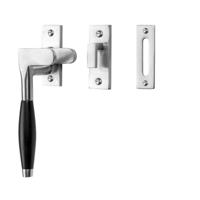 De Oude Deurklink Raamsluiting Klassiek ventilatiestand mat nikkel links - thumbnail