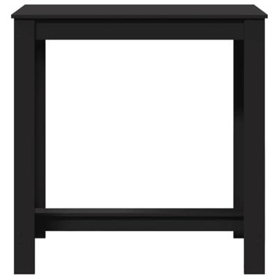 Bartafel 102x50x103,5 cm bewerkt hout zwart Bartafel 102x50x103,5 cm bewerkt hout zwart