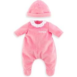 Corolle mon grand poupon - pyjama roze met muts, 36cm