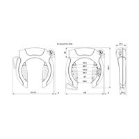 Abus Pro Shield plus 5950 NR + 6KS + ST5950 Frame Lock Set - thumbnail